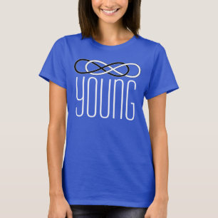 T-shirt Symbole double Infinité - Noir & Blanc + jeune