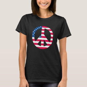 T-shirt SYMBOLE Drapeau Américain 4 juillet Usa