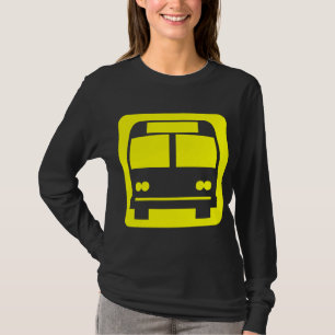 T-shirt Symbole du bus - Jaune