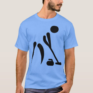 T-shirt Symbole du joueur de curling