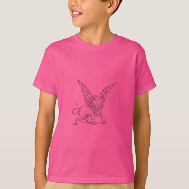 T-shirt Symbole du lion ailé de Saint-Marc (Devant)