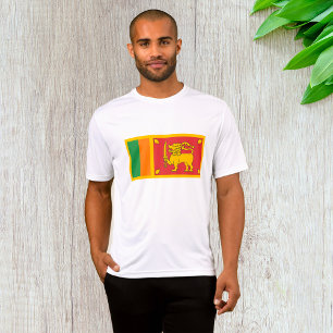 T-shirt Symbole du lion du drapeau national du Sri Lanka