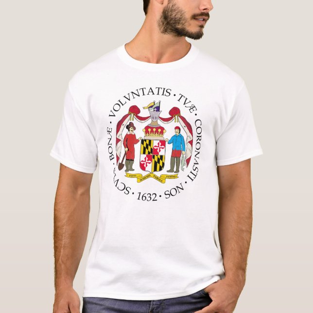 T-shirt Symbole du Maryland (Devant)