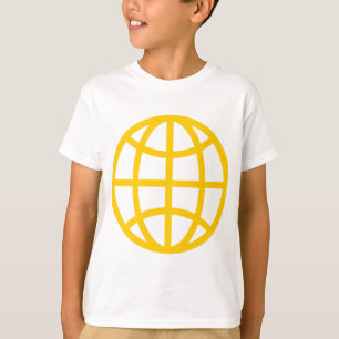 T-shirt Symbole du monde - Ambre