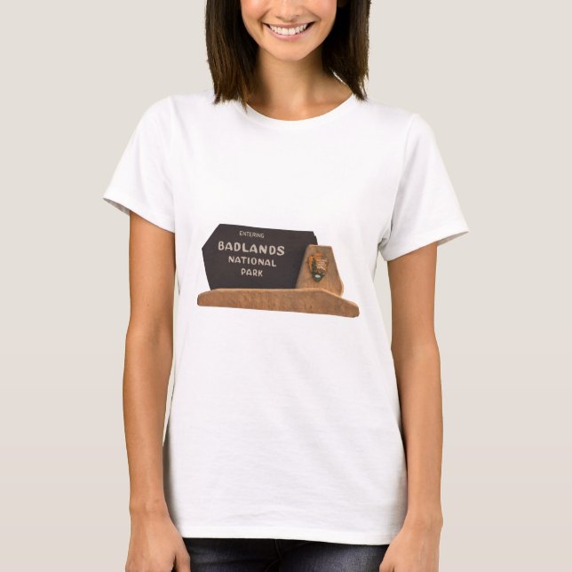 T-shirt Symbole du parc national des Badlands (Devant)