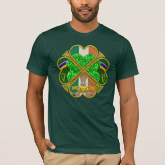 T-shirt Symbole du patrimoine du trèfle celtique Inspiré d
