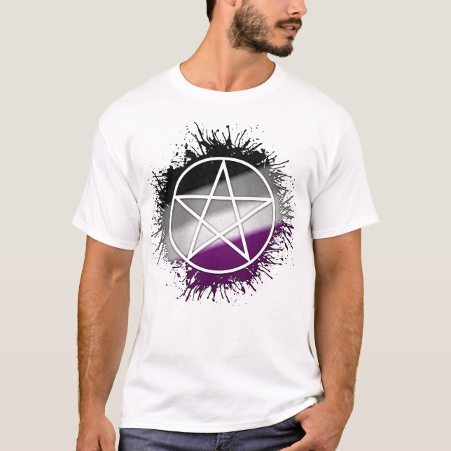 T-shirt Symbole du pentacle de la fierté sexuelle (Devant)