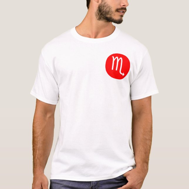 T-shirt Symbole du Scorpion - Pocket (Devant)