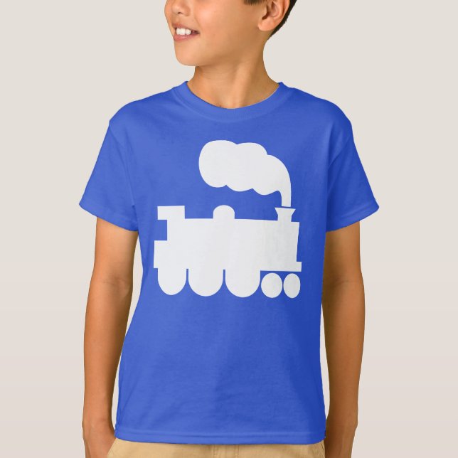 T-shirt Symbole du train à vapeur - Blanc (Devant)