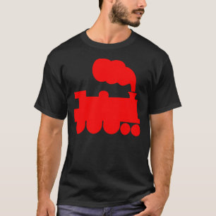 T-shirt Symbole du train à vapeur - Rouge
