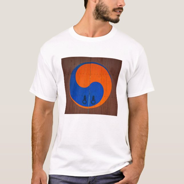 T-shirt Symbole du Yin et du Yang, Corée du Sud (Devant)
