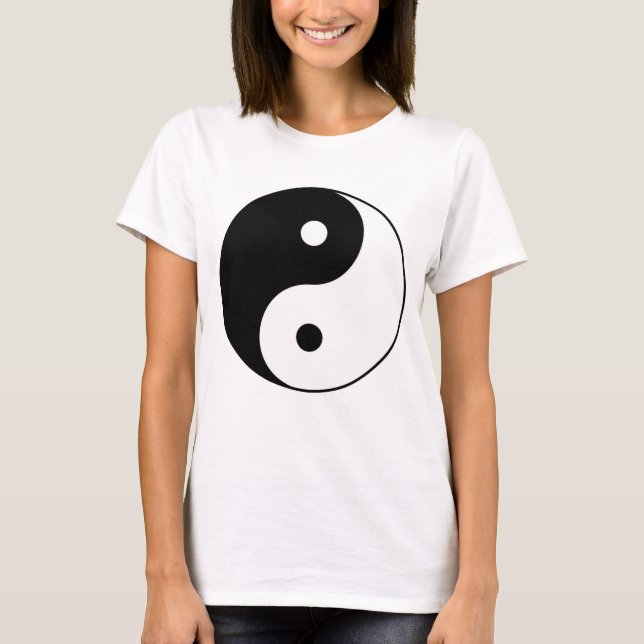T-shirt symbole du yin yang (Devant)