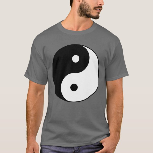 T-shirt symbole du yin yang (Devant)