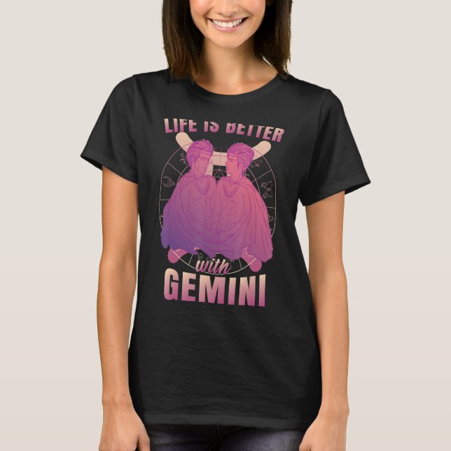 T-shirt Symbole du zodiaque de Gemini (Devant)