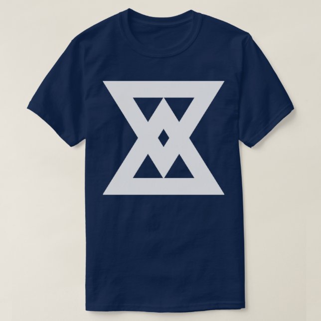 T-shirt Symbole en verre de l'alchimie (Design devant)