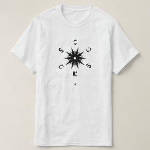 T-shirt Symbole étoile et devise (cosmos) v1