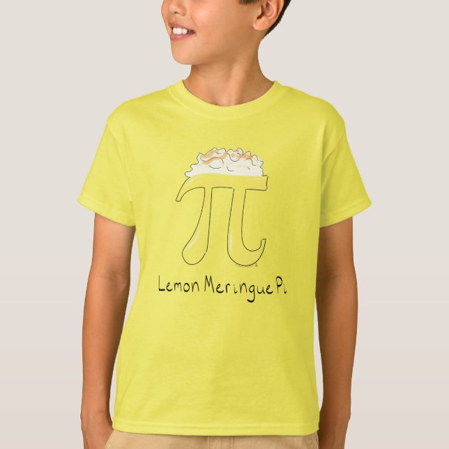 T-shirt Symbole Fantaisie Humour citron Pi (Devant)