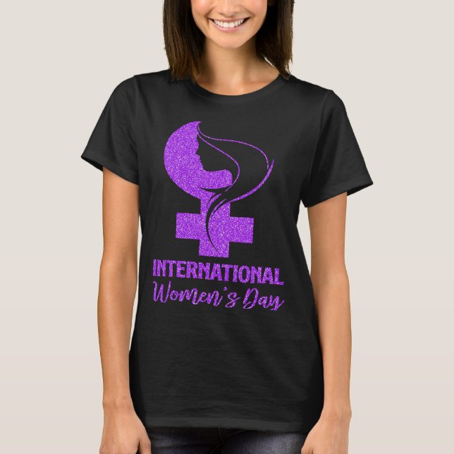 T-shirt Symbole féminin Journée internationale des femmes  (Devant)