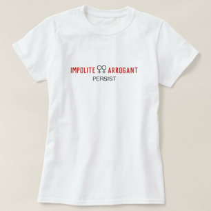 T-shirt Symbole féminin persistant des femmes obsédées par