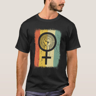 T-shirt Symbole féminin Poing féministe droite féminisme f