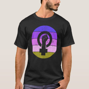 T-shirt Symbole féministe Femme Égalité autonomisation Fem