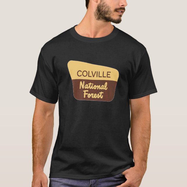 T-shirt Symbole forestier national de Colville Randonneurs (Devant)