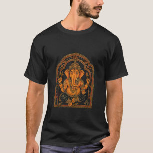 T-shirt Symbole Ganesh Yoga Hindou Dieu Éléphant Ganesha P