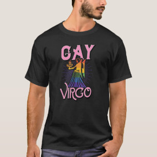 T-shirt Symbole Gay Virgo Zodiac Anniversaire Horoscope Co