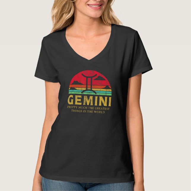 T-shirt SYMBOLE GEMini CHOSE LA PLUS GRANDE CHOSE RÉtro Ét (Devant)