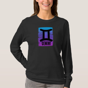 T-shirt Symbole Gemini des femmes Né En Mai Juin Anniversa