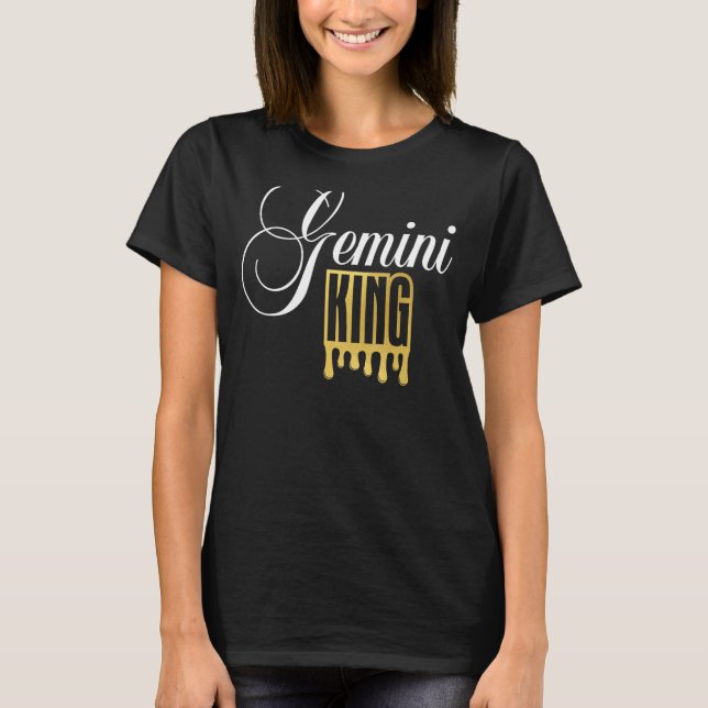 T-shirt SYMBOLE GEMini King Zodiac (Devant)