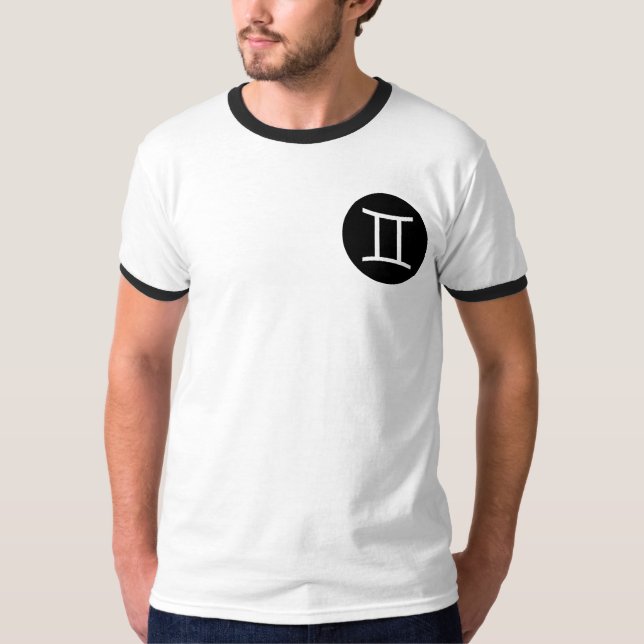 T-shirt Symbole Gemini - Poche (Devant)