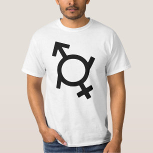T-shirt Symbole genre féminin et masculin