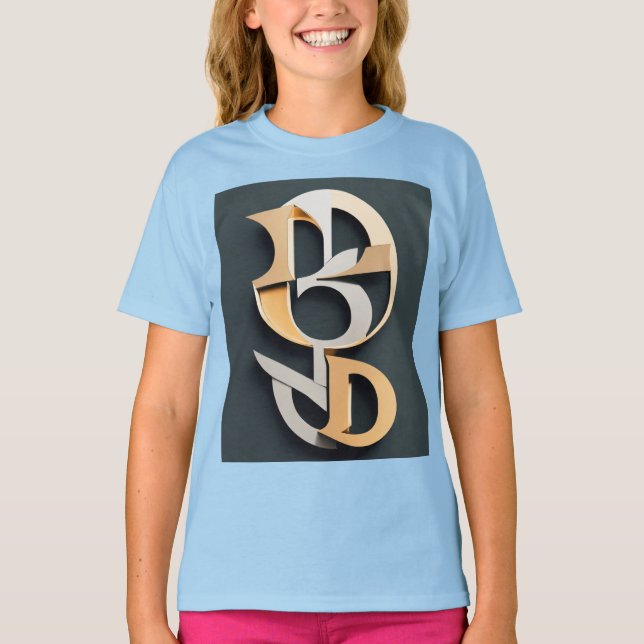T-shirt Symbole géométrique minimaliste Se (Devant)