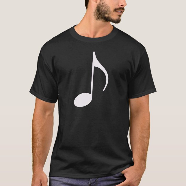 T-shirt symbole graphique de note musicale (Devant)