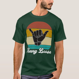 T-shirt SYMBOLE Hang Loose Shaka Reggae Aloha Hawaiian Han