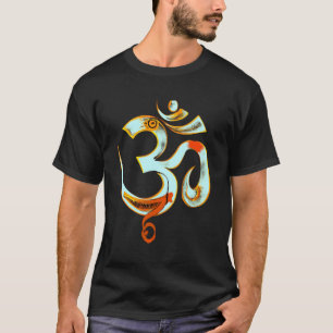 T-shirt Symbole hindou stylisé Om Ohm Aum