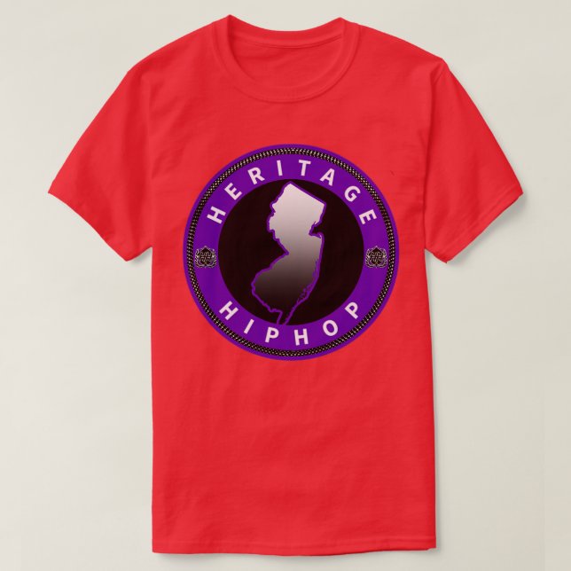 T-shirt Symbole HipHop Silver NJ (Design devant)
