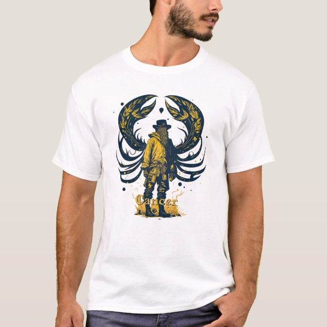 T-shirt Symbole Horoscope Cancer (Devant)