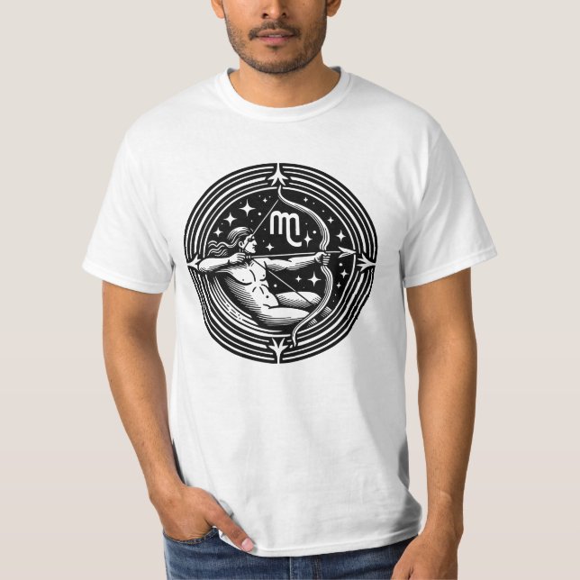 T-shirt SYMBOLE Horoscope Sagittarius Archer Symbole (Devant)