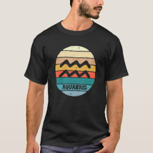 T-shirt Symbole Horoscope Symbole Zodiaque Aquarius Annive