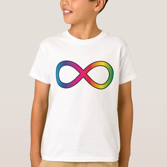 T-shirt Symbole infini de la neurodiversité (Devant)