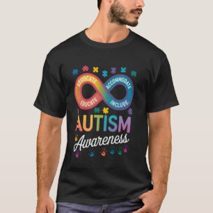 T-shirt Symbole infini de sensibilisation à l'autisme Neur
