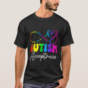 T-shirt Symbole infini de sensibilisation et d'acceptation