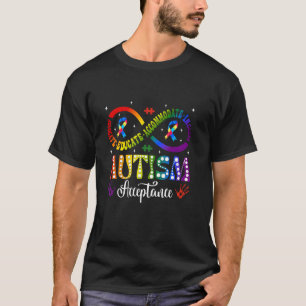 T-shirt Symbole infini de sensibilisation et d'acceptation