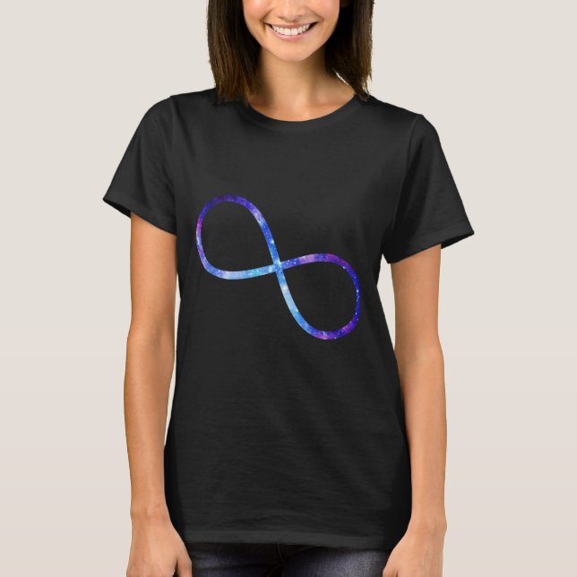 T-shirt Symbole infini nébuleux (Devant)