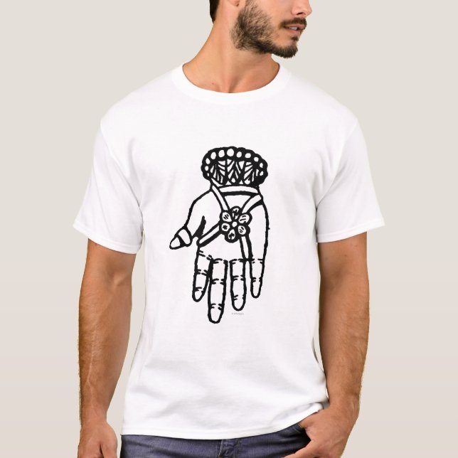 T-shirt Symbole islamique : Hamsa (Devant)