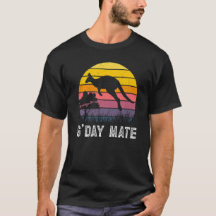 T-shirt Symbole Kangaroo Australie G'Day Mate Australie Wo