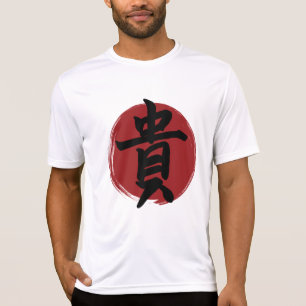 T-shirt Symbole Kanji d'honneur Calligraphie japonaise