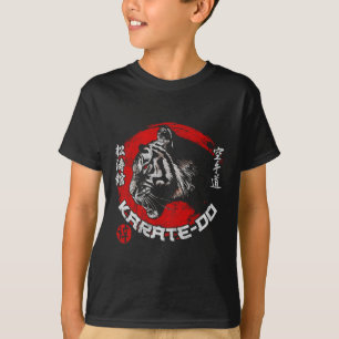 T-shirt Symbole karaté Tiger Shotokan Dojo entraînement Ka
